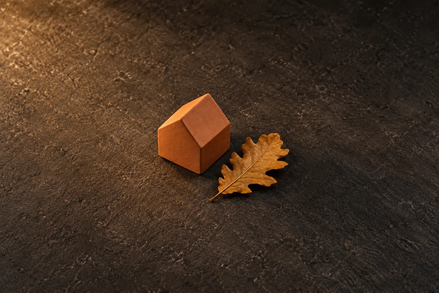 Conceptual illustration of California landscapes and an insurance risk analysis.
